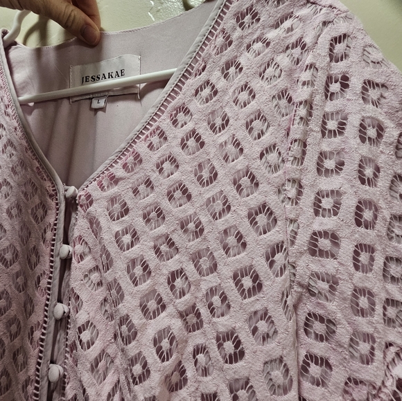 Jessakae Delancey Street Lace Midi Dress- Size L - Picture 4 of 5